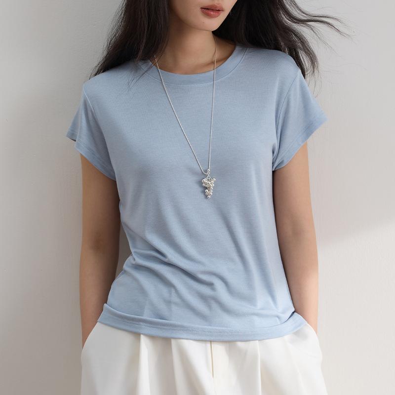 Lyocell women s round-neck t-shirt top, spring/summer 2026 new model, skin-friendly, breathable, slimming, short-sleeved M (40.00 kg-55.00 kg небесно-голубой
Lyocell women s round-neck t-shirt top, spring/summer 2026 new model, skin-friendly, breathable, slimming, short-sleeved M (40.00 kg-55.00 kg небесно-голубой