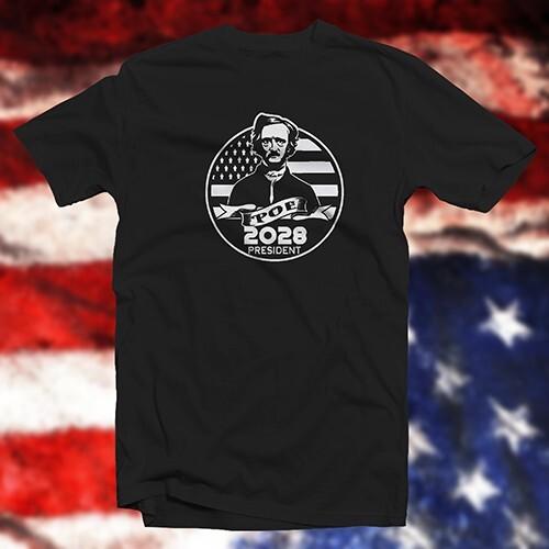 Edgar Allen Poe for President 2028 COTTON T-SHIRT satire democracy vote politics Unisex T-Shirt XXXXL
Edgar Allen Poe for President 2028 COTTON T-SHIRT satire democracy vote politics Unisex T-Shirt XXXXL