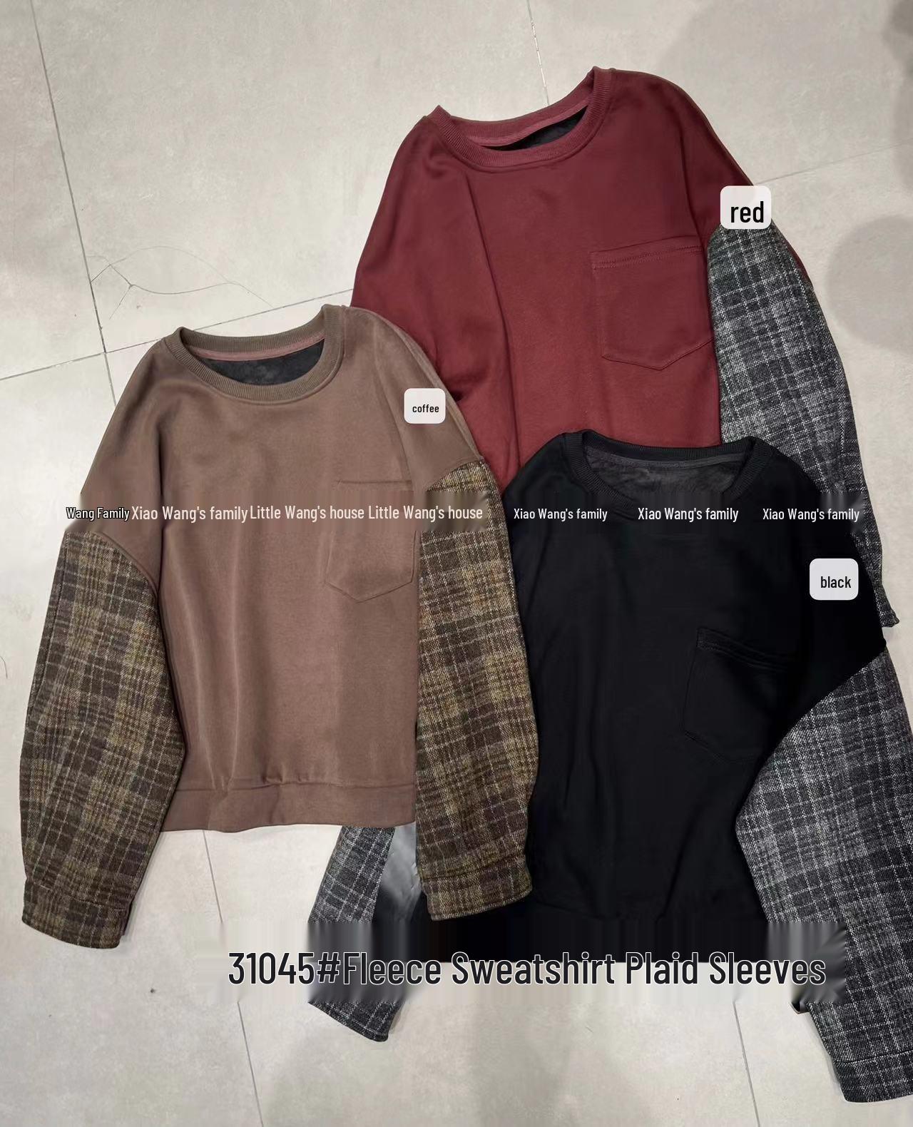 Зимний свитшот в корейском стиле оверсайз с клетчатыми рукавами и флисовой подкладкой One Size чёрный
Зимний свитшот в корейском стиле оверсайз с клетчатыми рукавами и флисовой подкладкой One Size чёрный