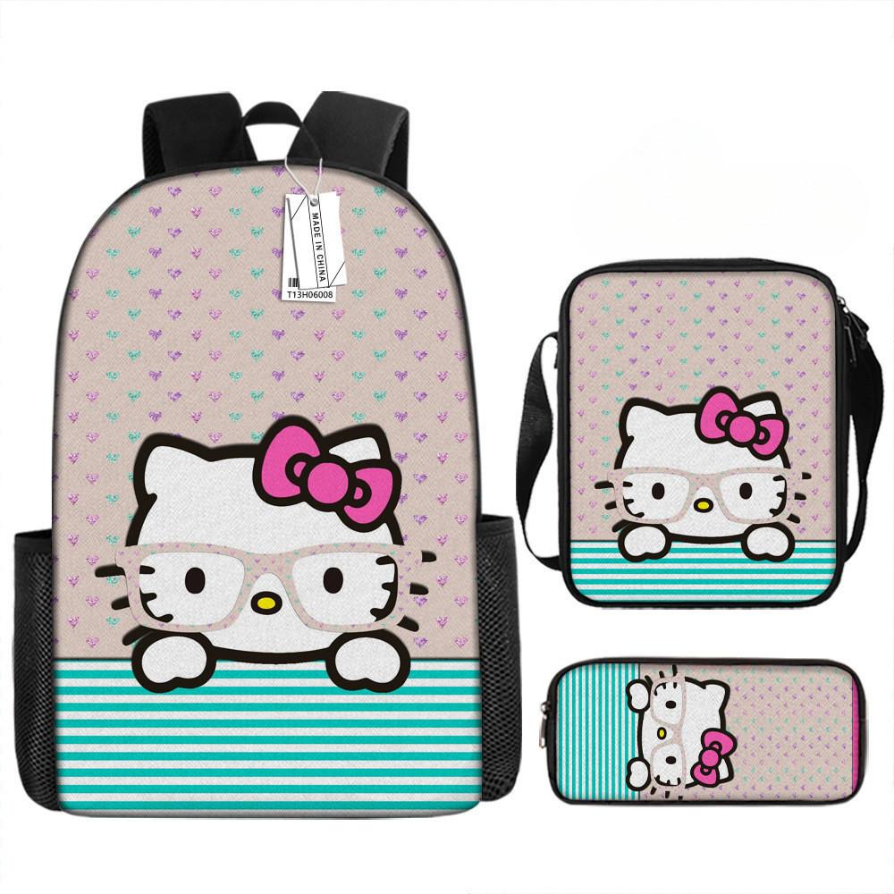 Hello Kitty 3piece School Backpack Set Oxford Fabric Waterproof For Elementary Students H07
Hello Kitty 3piece School Backpack Set Oxford Fabric Waterproof For Elementary Students H07