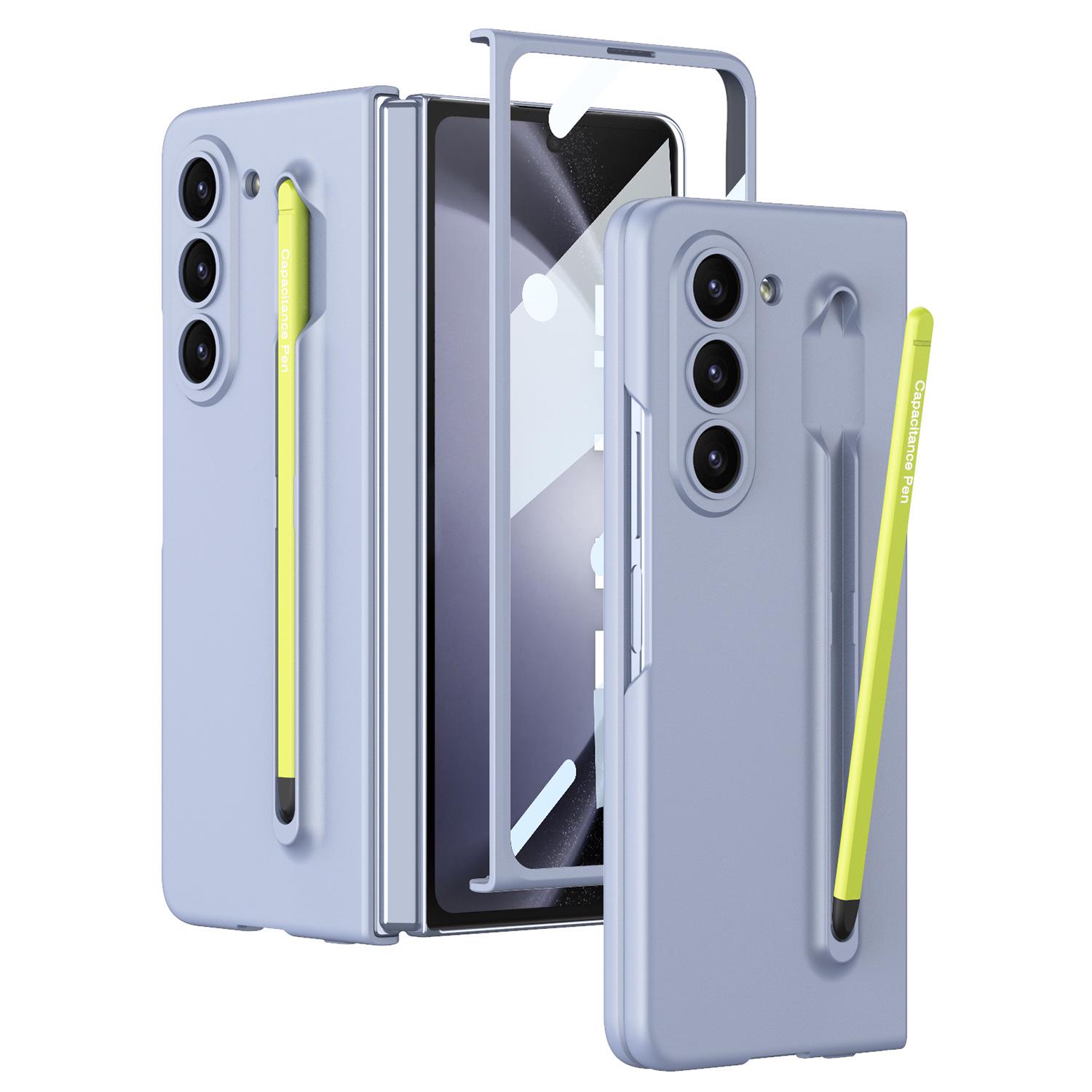 Ultra-Thin Frosted Protective Case with Integrated Pen Slot for Samsung Z Fold5 Samsung Z Fold5
Ultra-Thin Frosted Protective Case with Integrated Pen Slot for Samsung Z Fold5 Samsung Z Fold5