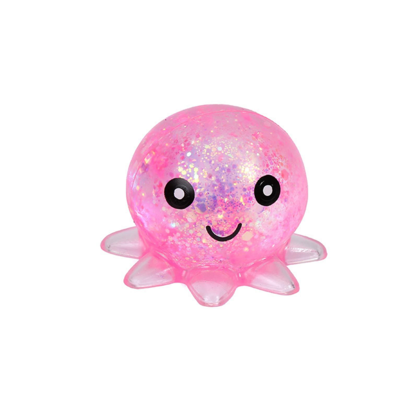 Glitter Octopus Squishy Toy Soft Silicone Stress Relief Sensory Fidget Toy Squeeze Toy for Kids and Adults with Glittery Finish One Size рожевий
Glitter Octopus Squishy Toy Soft Silicone Stress Relief Sensory Fidget Toy Squeeze Toy for Kids and Adults with Glittery Finish One Size рожевий