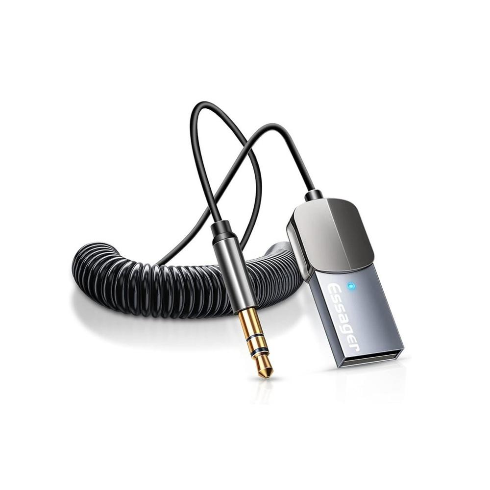Bluetooth Adapter for Car Noise Cancelling Bluetooth 5.0 Receiver Lossless Music USB to 3.5mm Jack Audio Adapter with Built-incrophone for Car Kits/H
Bluetooth Adapter for Car Noise Cancelling Bluetooth 5.0 Receiver Lossless Music USB to 3.5mm Jack Audio Adapter with Built-incrophone for Car Kits/H