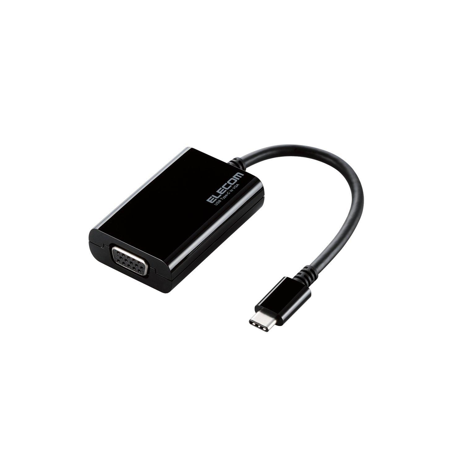 ELECOM USB-C to VGA Adapter (Black) AD-CVGABK
ELECOM USB-C to VGA Adapter (Black) AD-CVGABK