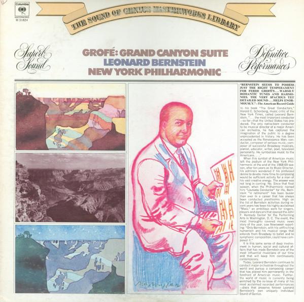 LP Record LEONARD BERNSTEIN NEW YORK PHILHAR Grof Grand Canyon Suite M31824 COLUMBIA MASTE 1973 US Classical Used
LP Record LEONARD BERNSTEIN NEW YORK PHILHAR Grof Grand Canyon Suite M31824 COLUMBIA MASTE 1973 US Classical Used