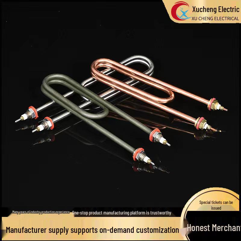 Double U-Shaped Purple Copper Heating Tube for 220V & 380V Stainless Steel Water Tank Rice Steamer. Custom Non-Standard
Double U-Shaped Purple Copper Heating Tube for 220V & 380V Stainless Steel Water Tank Rice Steamer. Custom Non-Standard
