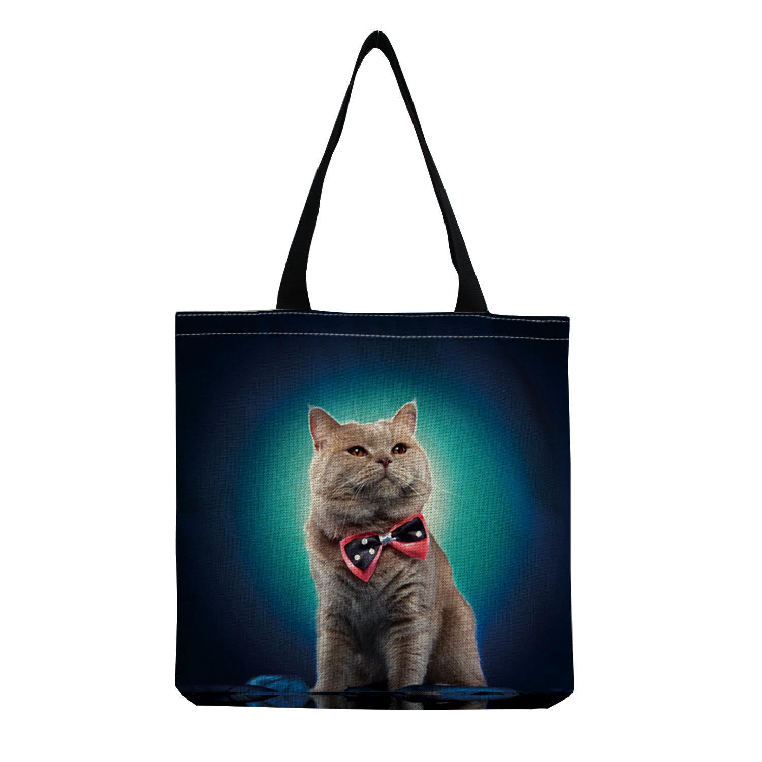 Women Vintage Linen Tote Bag - Large Capacity Cat Dog Print Shoulder Handbag for Casual & Grocery Shopping KTB 1
Women Vintage Linen Tote Bag - Large Capacity Cat Dog Print Shoulder Handbag for Casual & Grocery Shopping KTB 1