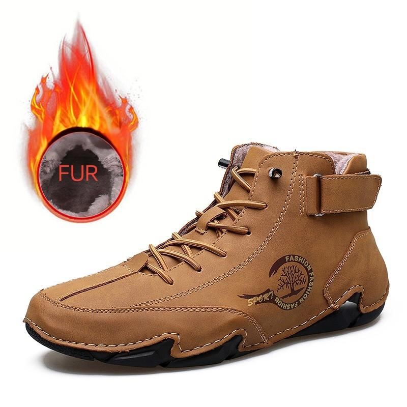 Brand Handmade Stitching Casual Men s Boots Quality Outdoor Soft Firm Durable Sports Shoes Flat Bottomed Non Slip Walking Boots for daily use 37
Brand Handmade Stitching Casual Men s Boots Quality Outdoor Soft Firm Durable Sports Shoes Flat Bottomed Non Slip Walking Boots for daily use 37