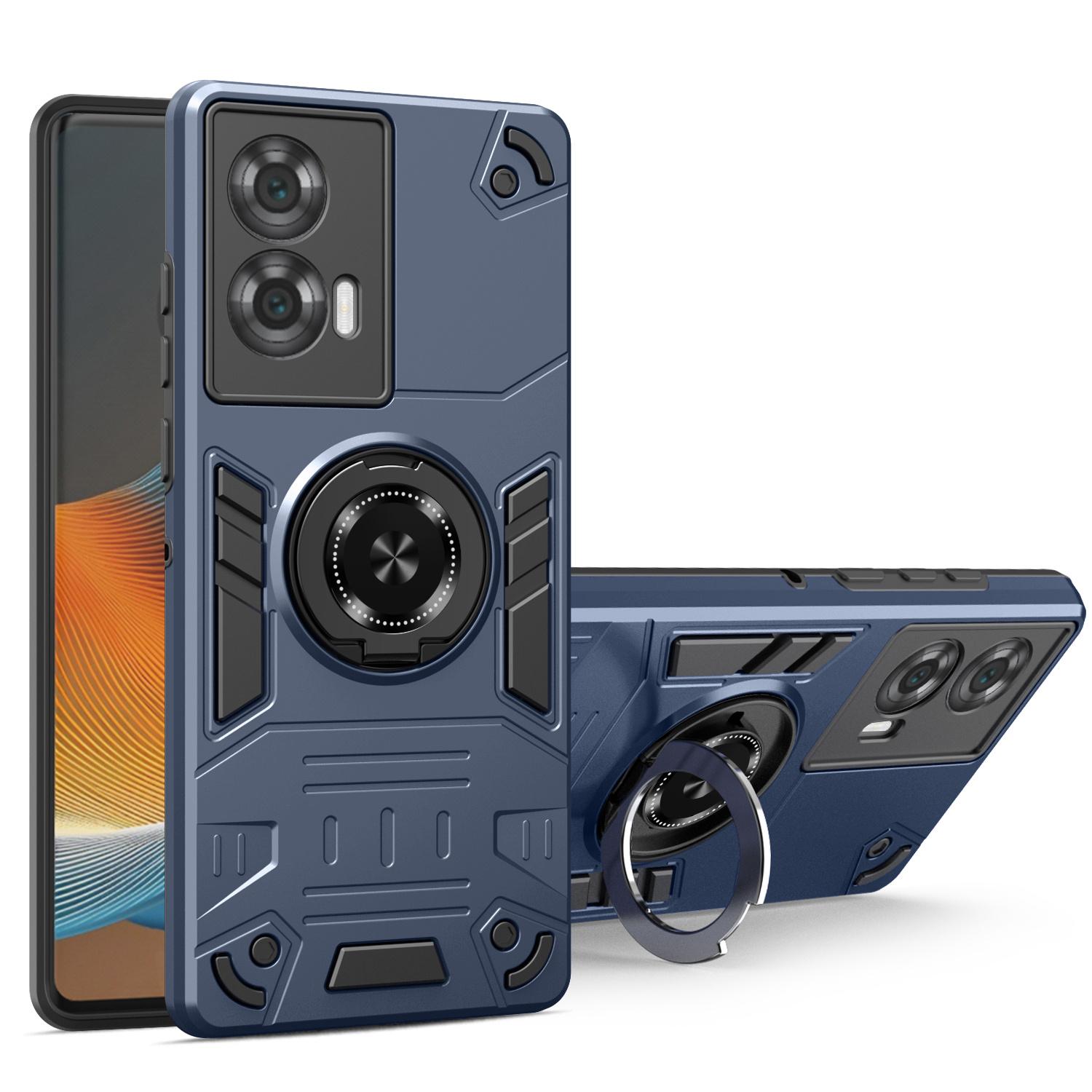 For Motorola Edge 50 Fusion 5G Case with Ring Holder Kickstand PC + TPU Anti-Fall Phone Cover
For Motorola Edge 50 Fusion 5G Case with Ring Holder Kickstand PC + TPU Anti-Fall Phone Cover