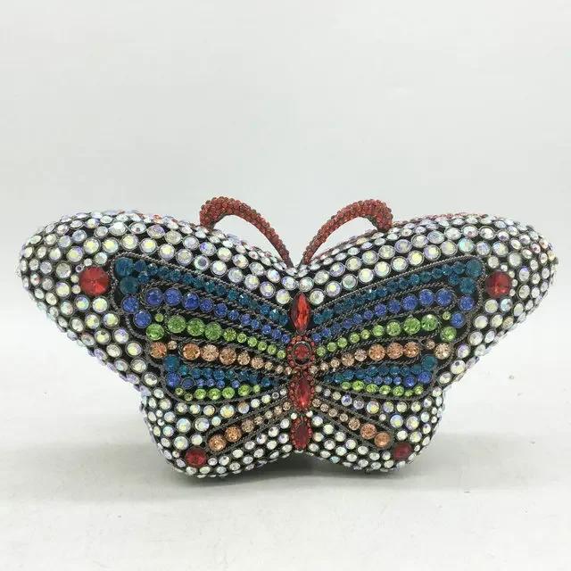 Bouotique De FGG (in stock) Women Butterfly Crystal Evening Bags Minaudiere Wedding Bridal Rhinestone Handbag Party Clutch Purse Mini Clutch
Bouotique De FGG (in stock) Women Butterfly Crystal Evening Bags Minaudiere Wedding Bridal Rhinestone Handbag Party Clutch Purse Mini Clutch