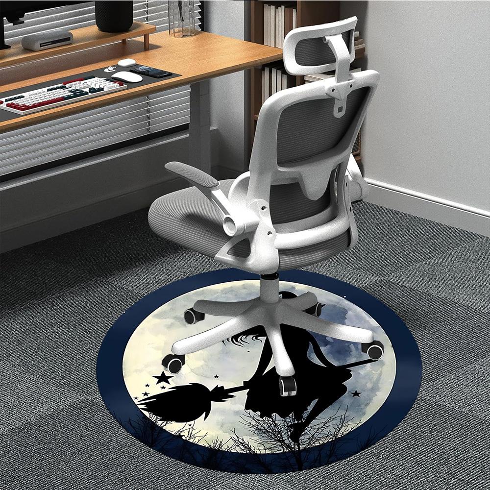 1PC Witch Moon Office Round Area Rug, Indoor Mat Suitable For Office, Under Office Chairs Bedroom Living Room Home Decor, Room Deco 069 80cm by 80cm
1PC Witch Moon Office Round Area Rug, Indoor Mat Suitable For Office, Under Office Chairs Bedroom Living Room Home Decor, Room Deco 069 80cm by 80cm