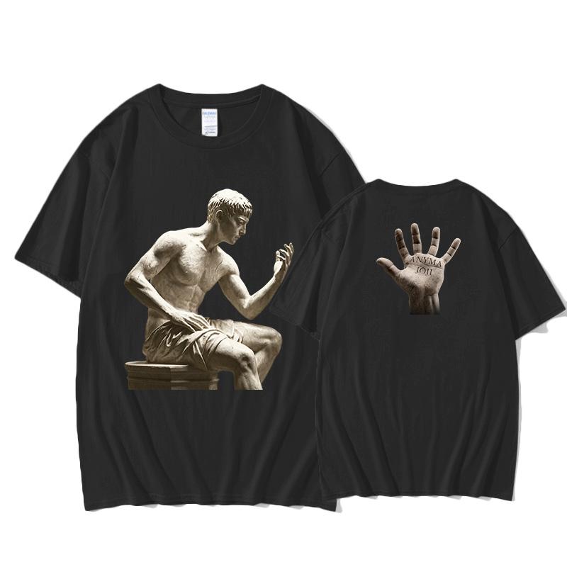 Anyma T-Shirt Fashion O-neck Cotton Clothing Retro Casual Short Sleeve Tee-shirt Unisex Summer Tops XS чёрный
Anyma T-Shirt Fashion O-neck Cotton Clothing Retro Casual Short Sleeve Tee-shirt Unisex Summer Tops XS чёрный