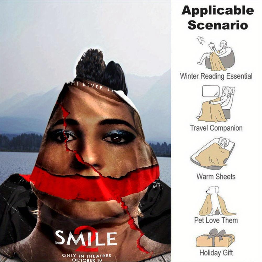 1pc Flannel Blanket, Smile,Mystery,Thriller Pattern Printed Blanket, Sofa Bed Sofa Car Office Camping Travel Warm And Comfortable Soft Blank 150x180cm
1pc Flannel Blanket, Smile,Mystery,Thriller Pattern Printed Blanket, Sofa Bed Sofa Car Office Camping Travel Warm And Comfortable Soft Blank 150x180cm