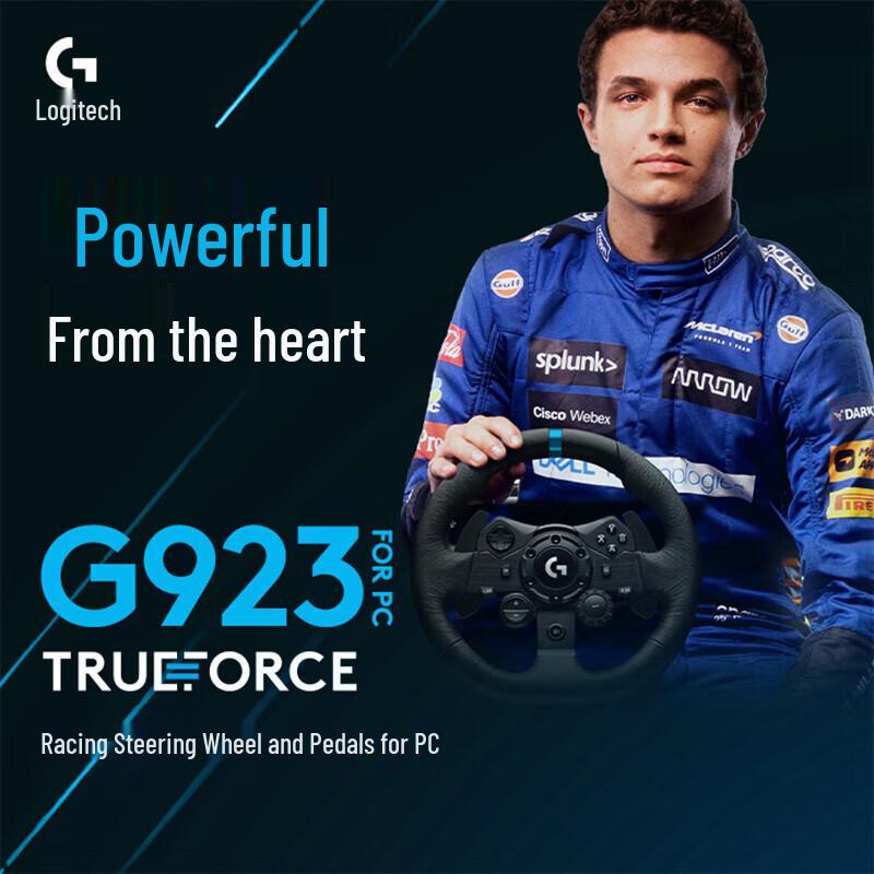 Logitech G923 PC Racing Wheel and Pedals
Logitech G923 PC Racing Wheel and Pedals