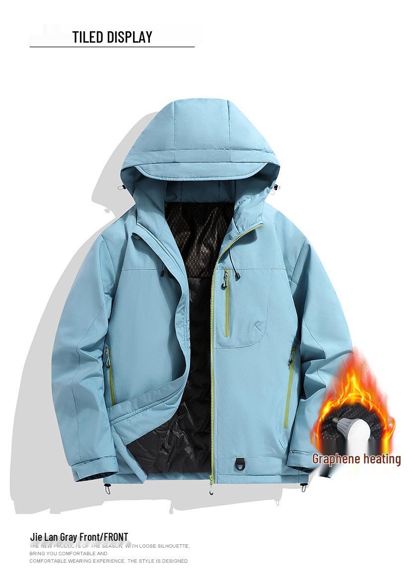 Unisex 1088 Outdoor Windproof Ski Jacket with Warm Graphene Insulation 2XL (for 145-160 kg)
Unisex 1088 Outdoor Windproof Ski Jacket with Warm Graphene Insulation 2XL (for 145-160 kg)