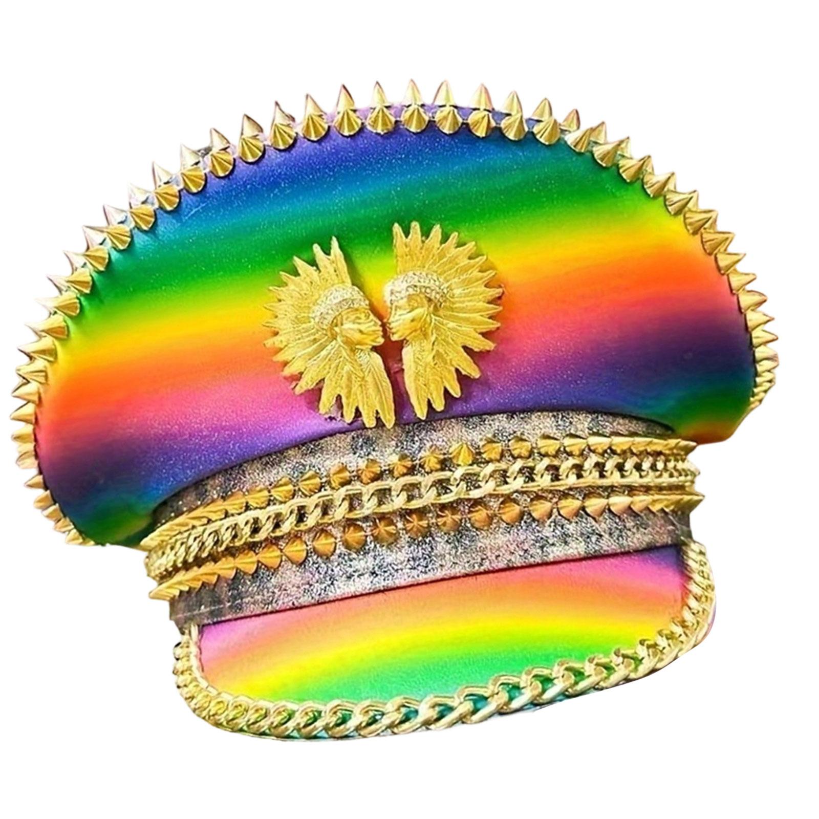 Oversized Comfort Cap With Embellished Badge Accents And Colorful Texture Ideal For Outdoor Activities And Festivals A
Oversized Comfort Cap With Embellished Badge Accents And Colorful Texture Ideal For Outdoor Activities And Festivals A