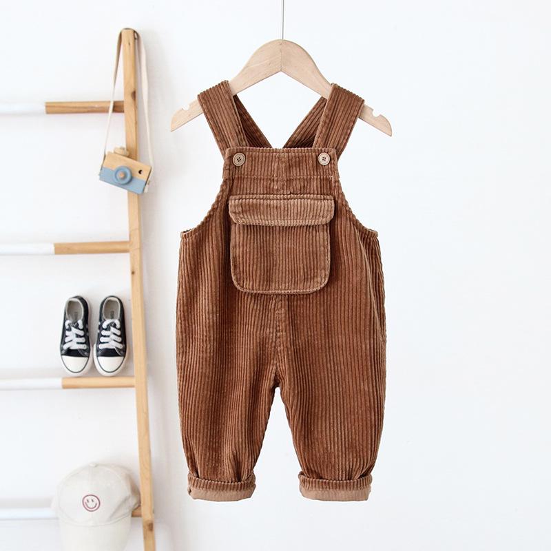 Korean Kids Corduroy Overalls with Crotch Opening (0-3 Years) - 2026 New Style Size 100 (recommended height 90cm)
Korean Kids Corduroy Overalls with Crotch Opening (0-3 Years) - 2026 New Style Size 100 (recommended height 90cm)