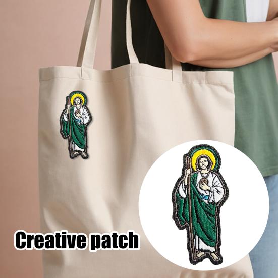 Woven Patch Peel And Stick Embellishment Patch Christian Religious Adhesive Patch for Cap Gowns Jackets Bags 2pcs
Woven Patch Peel And Stick Embellishment Patch Christian Religious Adhesive Patch for Cap Gowns Jackets Bags 2pcs