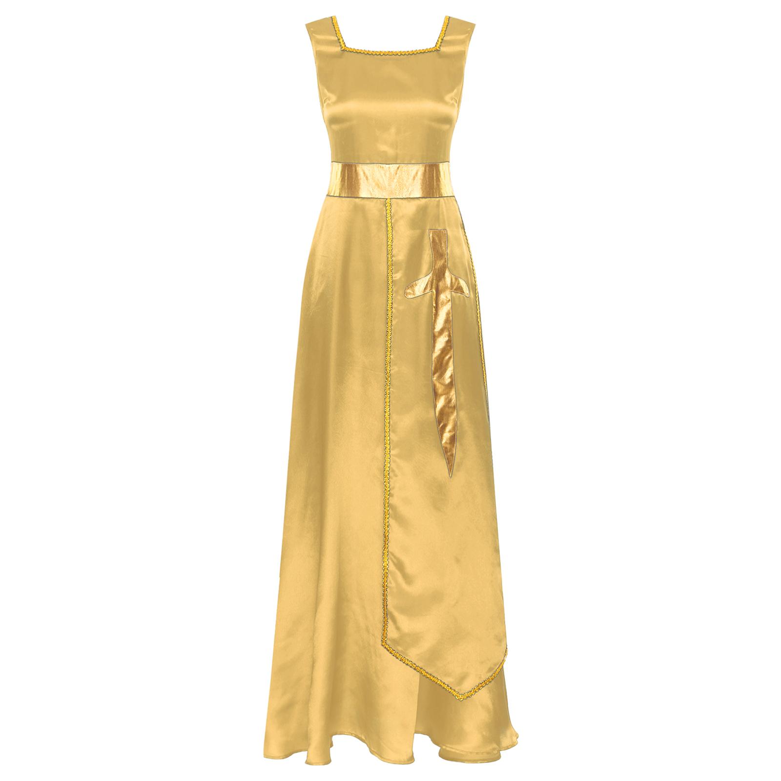 Жіночі літургійні сукні для хвали, церковний одяг для танців, максі-сукня без рукавів з квадратним вирізом S жовтий
Жіночі літургійні сукні для хвали, церковний одяг для танців, максі-сукня без рукавів з квадратним вирізом S жовтий