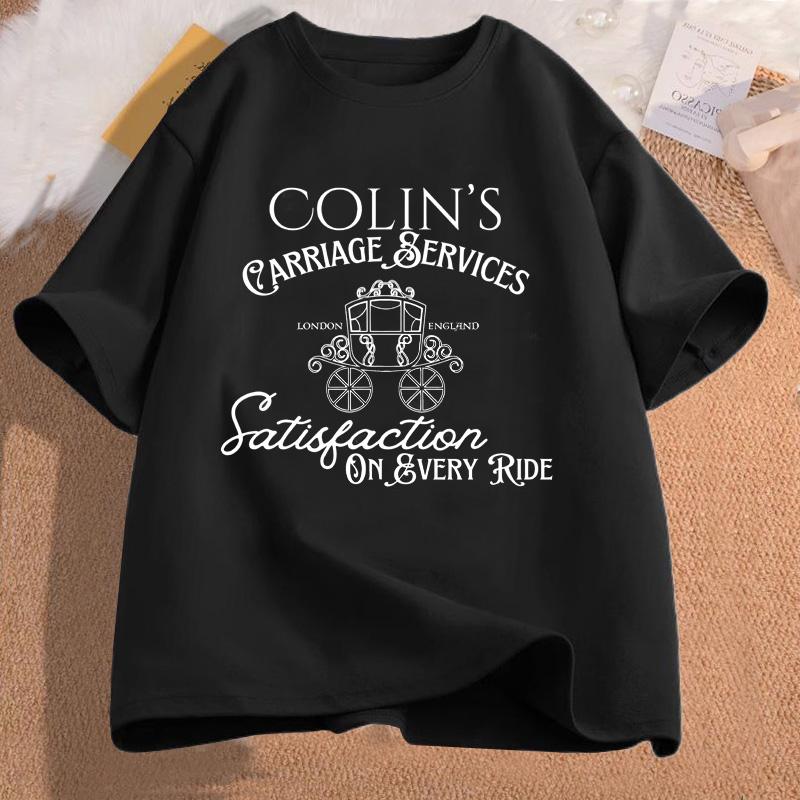 2026 New Colin Carriage Club TShirt Women Polin Season Penelope Colin Literary Tshirt Book Club Cotton Short Sleeve Summer Tees M
2026 New Colin Carriage Club TShirt Women Polin Season Penelope Colin Literary Tshirt Book Club Cotton Short Sleeve Summer Tees M