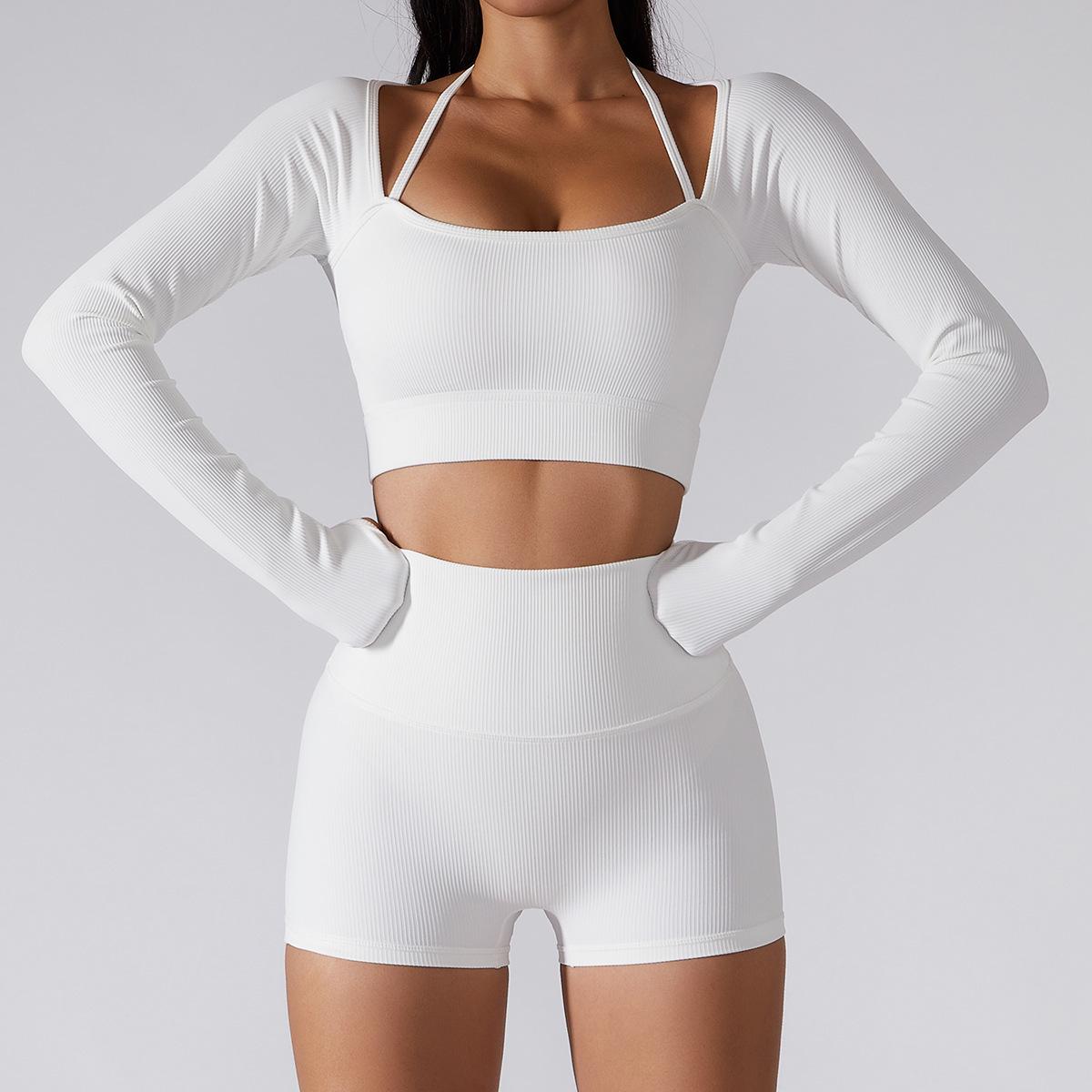 Women s Ribbed Long Sleeve Yoga Top with Chest Pads - Quick-Dry, Slim-Fit, Spring/Summer Activewear. XL
Women s Ribbed Long Sleeve Yoga Top with Chest Pads - Quick-Dry, Slim-Fit, Spring/Summer Activewear. XL