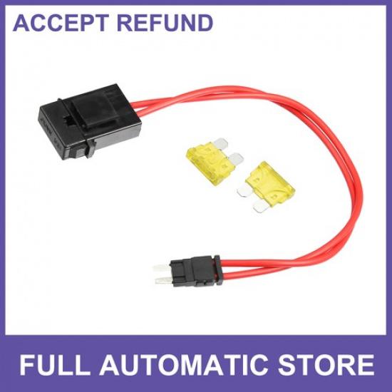 1 Set 32V Mini Fuse Adapter Tap Fuse W 20A Blade Style Fuse for Cars Universal
1 Set 32V Mini Fuse Adapter Tap Fuse W 20A Blade Style Fuse for Cars Universal