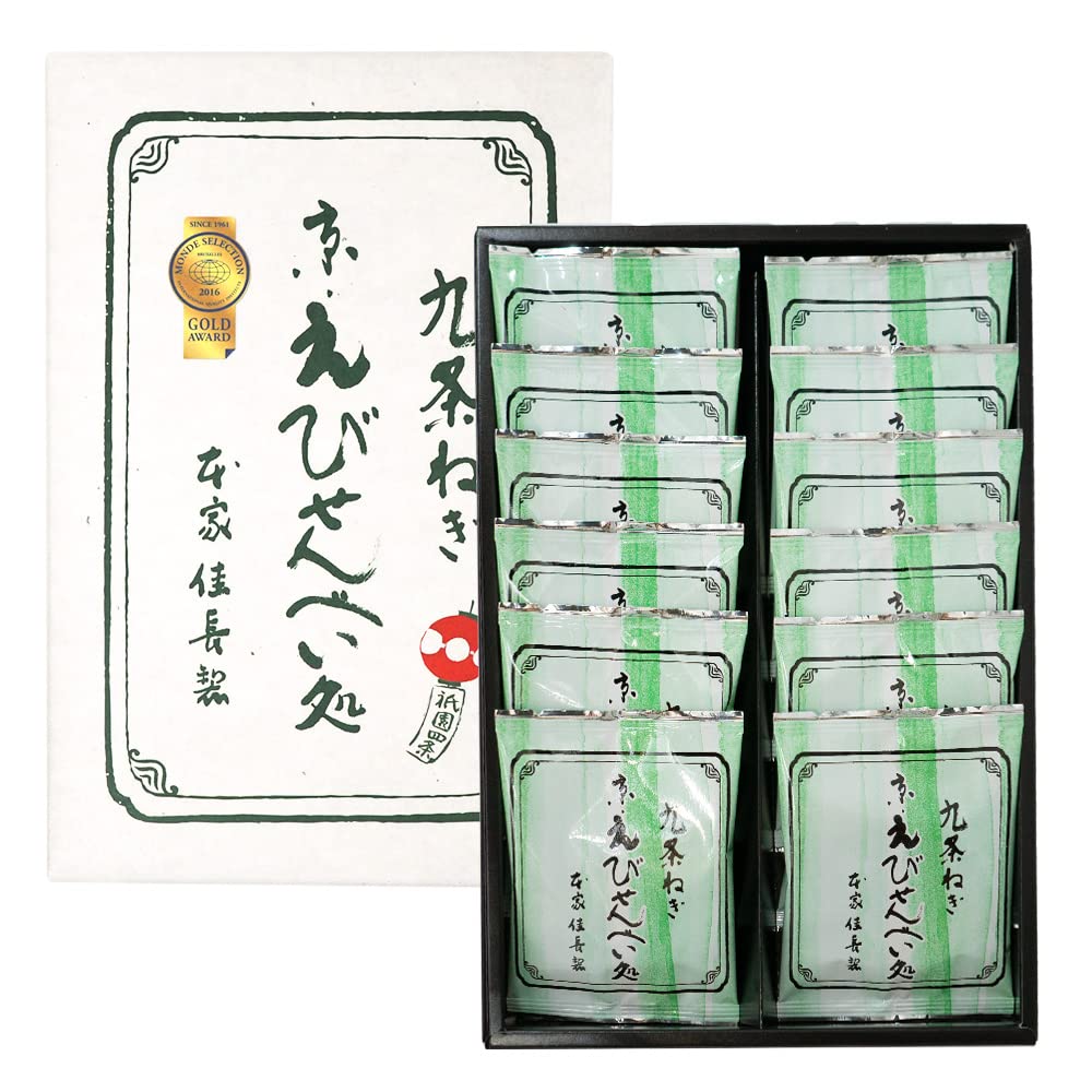 Honke Yoshinaga Kujo Negi Kyo Ebi Senbei Dokoro 12 pieces Kyoto souvenir Summer gift Midyear gift
Honke Yoshinaga Kujo Negi Kyo Ebi Senbei Dokoro 12 pieces Kyoto souvenir Summer gift Midyear gift