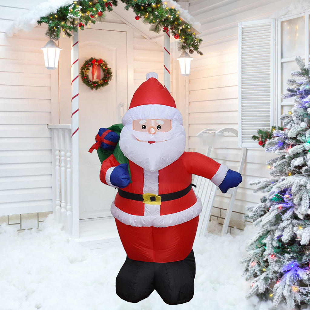 47inch Inflatable Giant Santa Claus Holding Gift Bag Christmas Decoration Ornaments for Holiday Christmas Eve 2025 New Year China Mainland
47inch Inflatable Giant Santa Claus Holding Gift Bag Christmas Decoration Ornaments for Holiday Christmas Eve 2025 New Year China Mainland