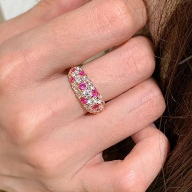 PANJBJ 925 Sterling Silve Pink Zircon Ring for Women Classics Versatile Banquet Elegant Shiny Jewelry Gift Dropshipping
PANJBJ 925 Sterling Silve Pink Zircon Ring for Women Classics Versatile Banquet Elegant Shiny Jewelry Gift Dropshipping