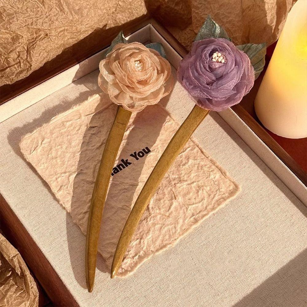 Leaf Hanfu Wooden Hairpins Mesh Simulation Flower Hair Clip Fashion Rose Flower Hair Stick Party style F
Leaf Hanfu Wooden Hairpins Mesh Simulation Flower Hair Clip Fashion Rose Flower Hair Stick Party style F