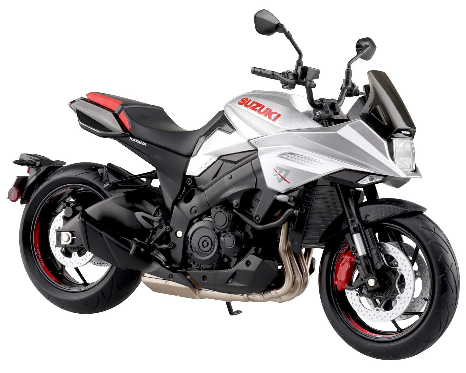 Skynet Scale Finished Motorcycle Suzuki KATANA Full Options Metallic Mystic Silver 1/12 GSX-S1000S
Skynet Scale Finished Motorcycle Suzuki KATANA Full Options Metallic Mystic Silver 1/12 GSX-S1000S