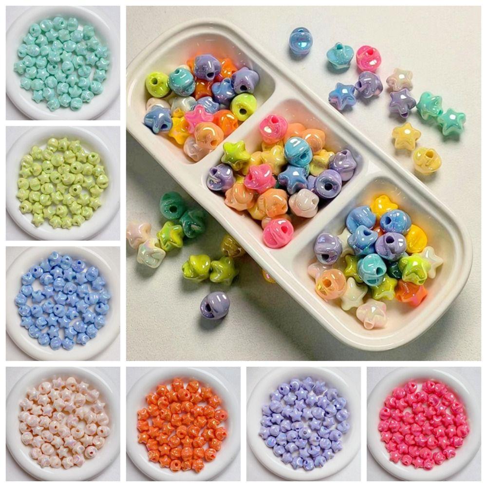 10pcs Five-pointed Star DIY Star Acrylic Spacer Beads DIY Necklace Pendant pink-10pcs
10pcs Five-pointed Star DIY Star Acrylic Spacer Beads DIY Necklace Pendant pink-10pcs