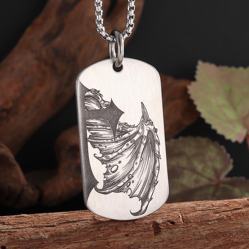 Горячая Распродажа Ожерелье Крыло Магии Креста Персонализированная Лазерная Гравировка Подвески
Горячая Распродажа Ожерелье Крыло Магии Креста Персонализированная Лазерная Гравировка Подвески