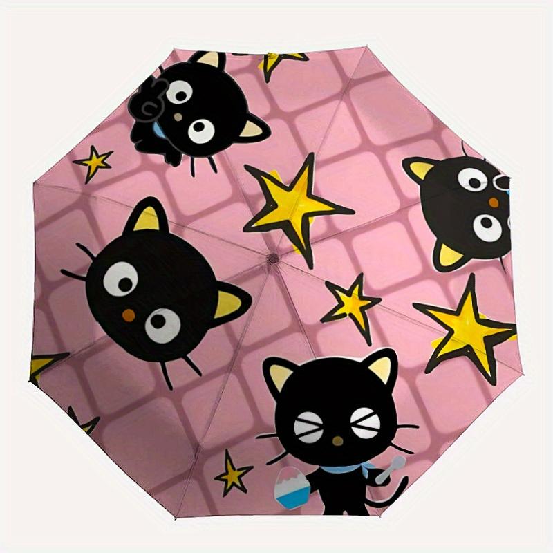 1pc Black Cat Stars Automatic Open/close Umbrella, 8-Rib sturdy structure, Portable Travel Umbrella, Parties, Everyday Use, Outdoor Accessor
1pc Black Cat Stars Automatic Open/close Umbrella, 8-Rib sturdy structure, Portable Travel Umbrella, Parties, Everyday Use, Outdoor Accessor
