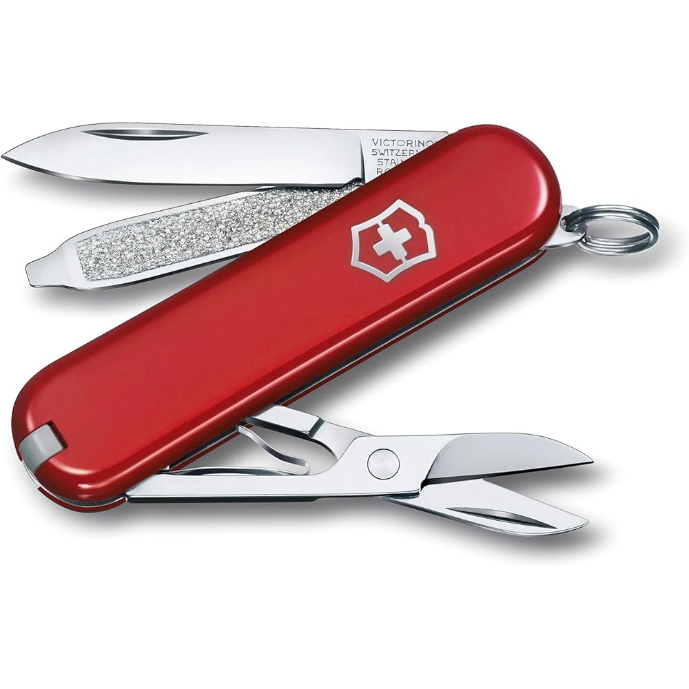 Victorinox Classic SD Classic Colors Swiss Army Knife Multi-Tool with Scissors and Screwdriver 7 Functions Compact Gift 0.6223.G
Victorinox Classic SD Classic Colors Swiss Army Knife Multi-Tool with Scissors and Screwdriver 7 Functions Compact Gift 0.6223.G