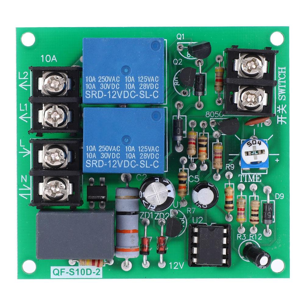 2 Channels Power Time Sequence Board QFS10D2 0.54S Adjustable 220V Time Sequence Module
2 Channels Power Time Sequence Board QFS10D2 0.54S Adjustable 220V Time Sequence Module