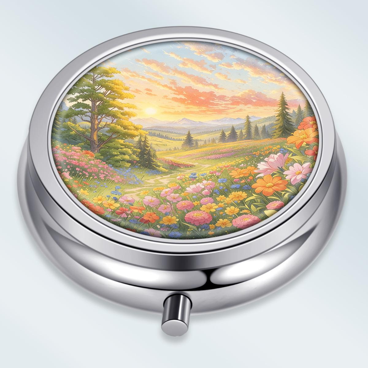 Portable Pill Box with 3 Compartments, Mini Metal Medicine Organizer Case, Cute Printed Pill Container for Vitamins, Pills, Jewelry, Travel, Daily Use разноцветный
Portable Pill Box with 3 Compartments, Mini Metal Medicine Organizer Case, Cute Printed Pill Container for Vitamins, Pills, Jewelry, Travel, Daily Use разноцветный