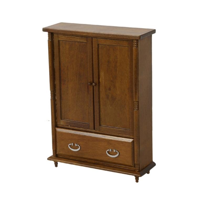 Detailed 1/12 Dollhouses Miniature Wardrobe Model Wood European Styles Display Wardrobe with Functioning Door and Drawer 1
Detailed 1/12 Dollhouses Miniature Wardrobe Model Wood European Styles Display Wardrobe with Functioning Door and Drawer 1