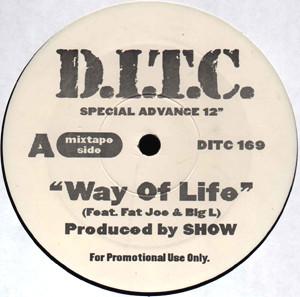 12inch Record D.I.T.C. - Way Of Life DITC169 D.I.T.C. Record 1999 US Rap & Hip-Hop/R&B Used
12inch Record D.I.T.C. - Way Of Life DITC169 D.I.T.C. Record 1999 US Rap & Hip-Hop/R&B Used