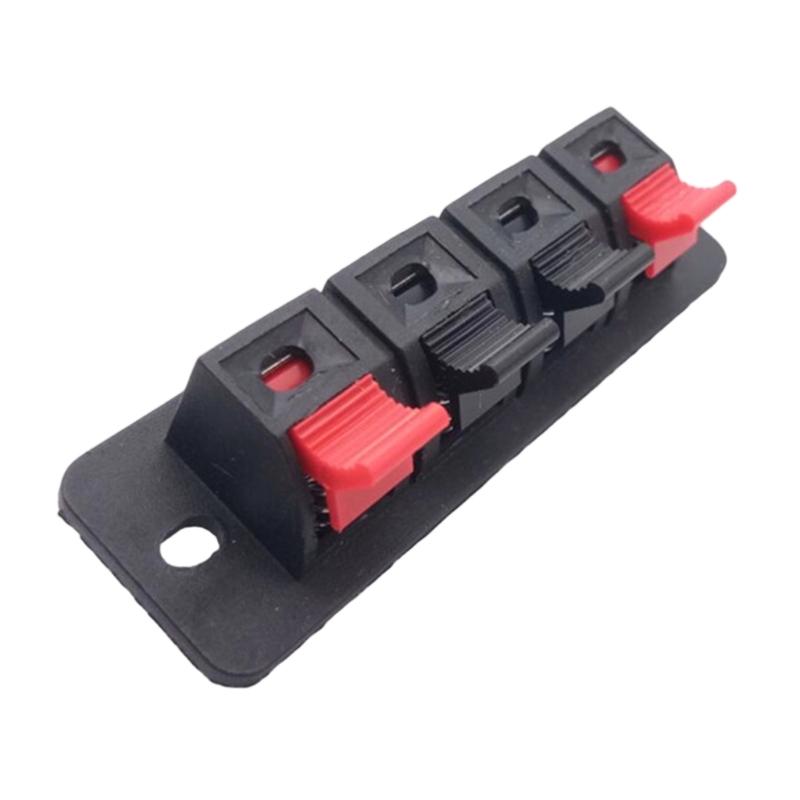 Spring Loads Speaker Terminal Clip 4Pin Plastic Auditory Connectors for LED Aging Tests Quick Connection Wiring Solution
Spring Loads Speaker Terminal Clip 4Pin Plastic Auditory Connectors for LED Aging Tests Quick Connection Wiring Solution