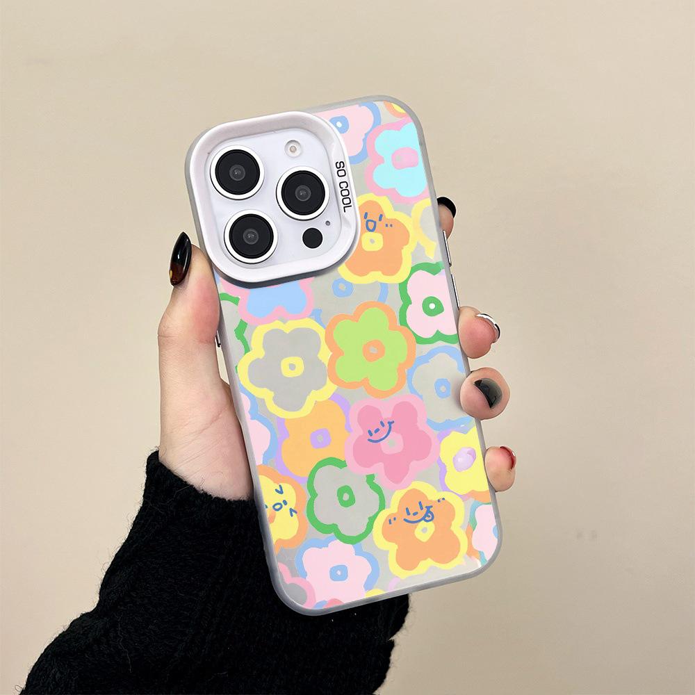 Frosted Silver Five-Color Cartoon Flower Case for Apple 17 Pro Max/16 Pro/15/14 Plus Apple 11
Frosted Silver Five-Color Cartoon Flower Case for Apple 17 Pro Max/16 Pro/15/14 Plus Apple 11