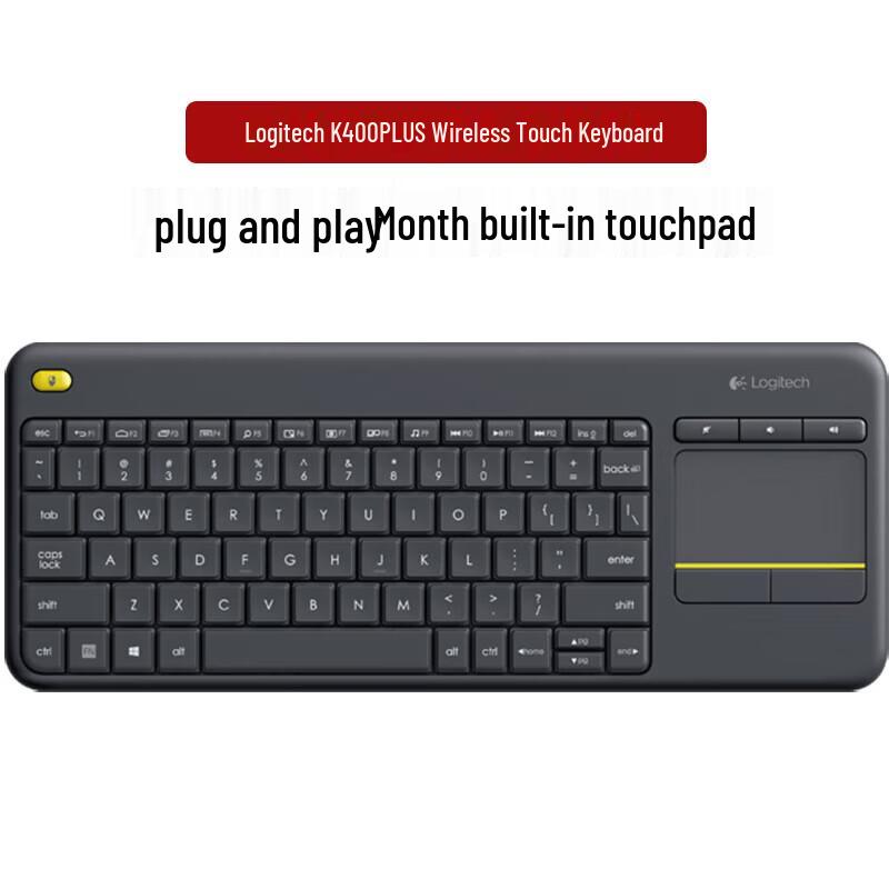 Logitech K400 Plus Wireless Touch Keyboard
Logitech K400 Plus Wireless Touch Keyboard