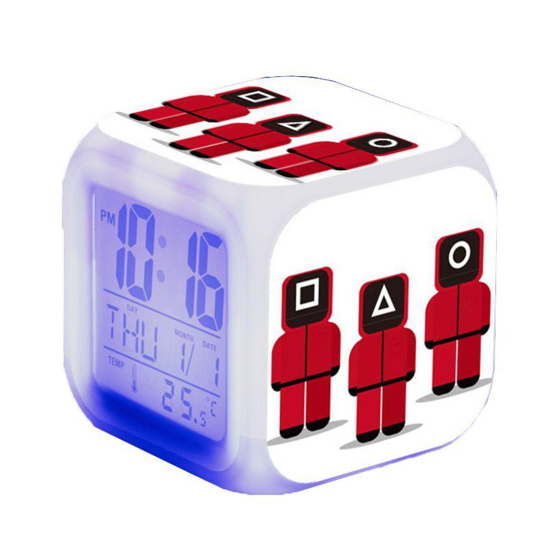Led Squid Game Alarm Clock Multifunction 7 Color Change Digital Luminous Gift 2
Led Squid Game Alarm Clock Multifunction 7 Color Change Digital Luminous Gift 2