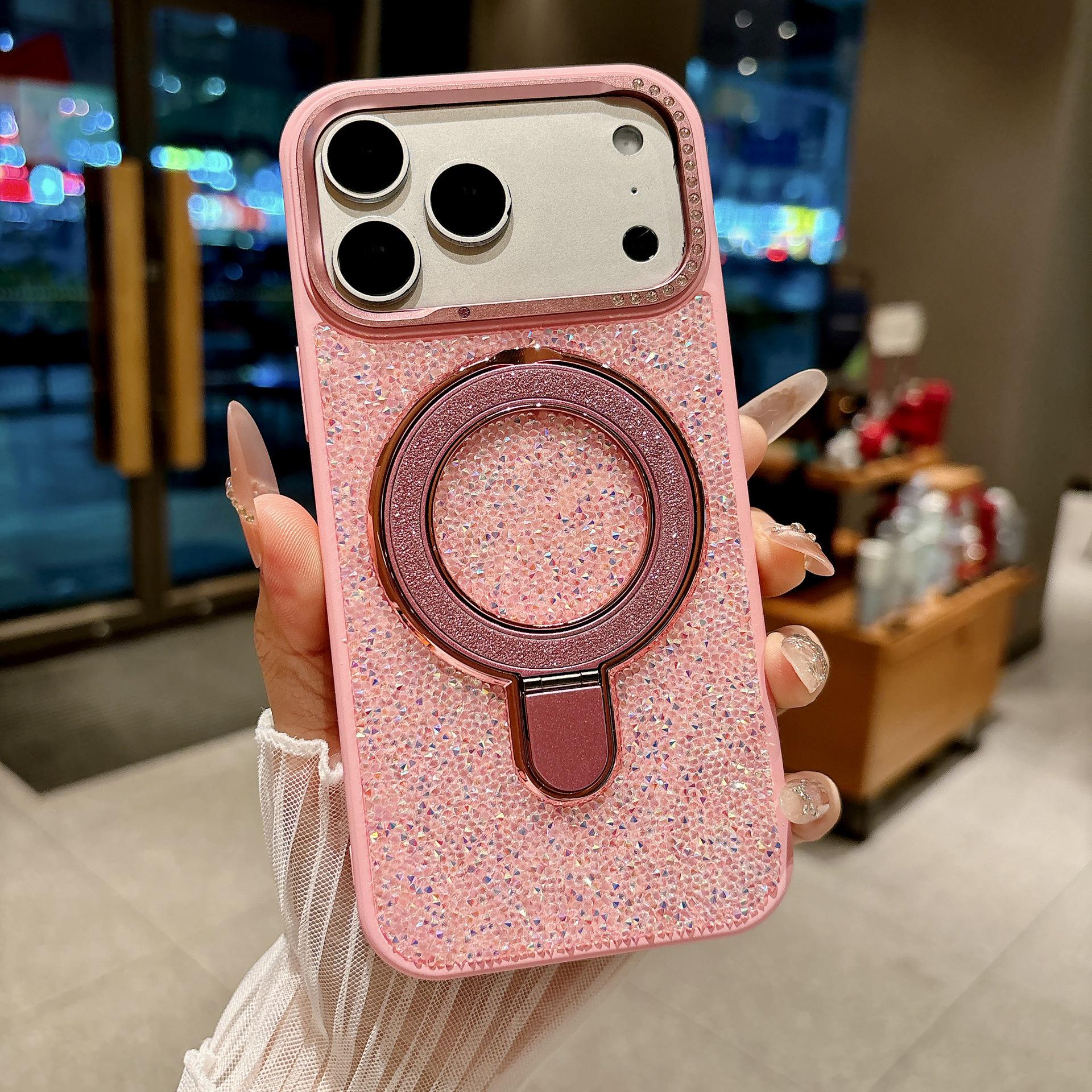 iPhone 17 Pro Max Glitter Magnetic Stand Case with Metal Lens and Apple 16 Drop-proof Protection iPhone 17 розовый
iPhone 17 Pro Max Glitter Magnetic Stand Case with Metal Lens and Apple 16 Drop-proof Protection iPhone 17 розовый