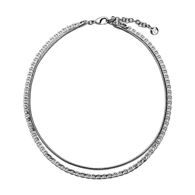PANACHE CHASUNYOUNG Double Chain Necklace (Silver) One
PANACHE CHASUNYOUNG Double Chain Necklace (Silver) One