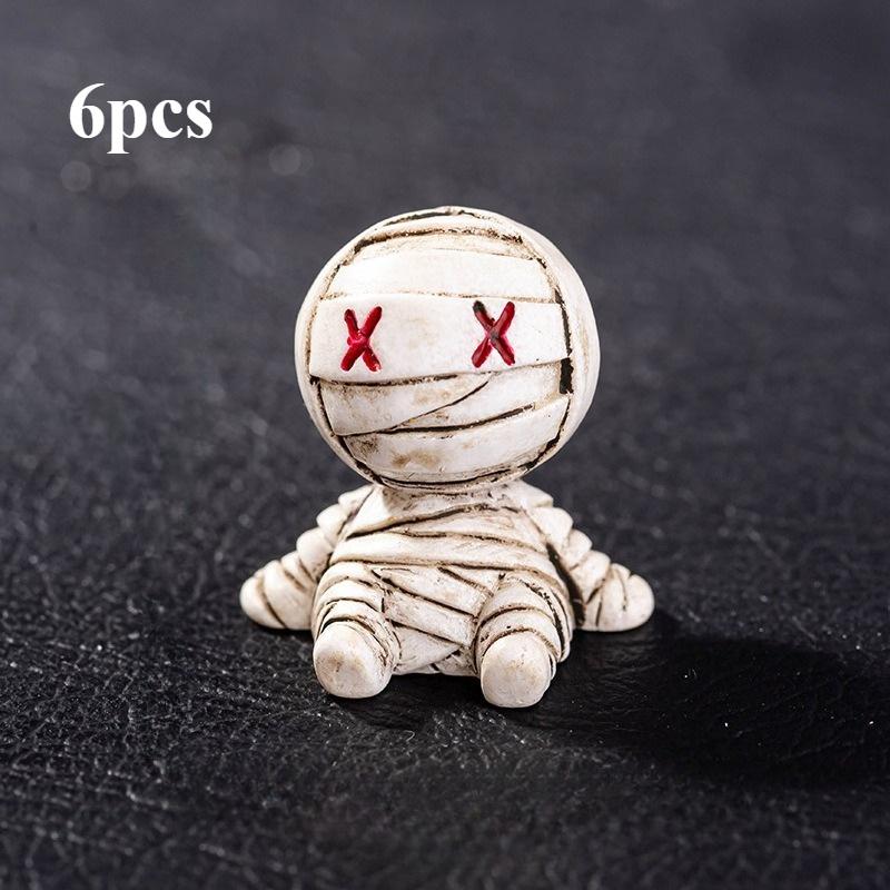 6pcs Mini Mummy Decoration - Resin Cross Eye and Bandage Design, Desktop, Car, Halloween and Easter Decoration, No Electricity R
6pcs Mini Mummy Decoration - Resin Cross Eye and Bandage Design, Desktop, Car, Halloween and Easter Decoration, No Electricity R