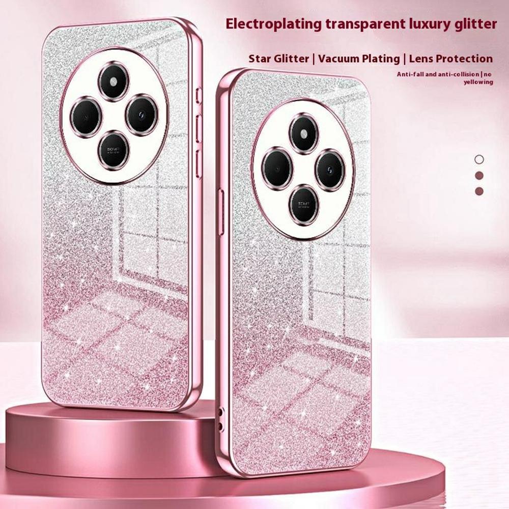 For Xiaomi Poco C75 4G/Redmi 14R 5G/14C 4G Case Electroplating Gradient Glitter TPU Phone Cover Purple
For Xiaomi Poco C75 4G/Redmi 14R 5G/14C 4G Case Electroplating Gradient Glitter TPU Phone Cover Purple