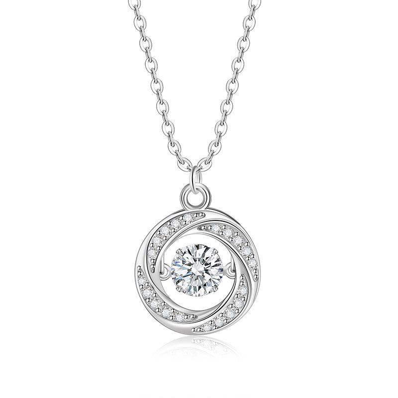 Женское колье-подвеска «Танцующее сердце» из серебра 925 пробы - Роскошная круглая цепочка для ключиц, Рождественский подарок 925 Silver
Женское колье-подвеска «Танцующее сердце» из серебра 925 пробы - Роскошная круглая цепочка для ключиц, Рождественский подарок 925 Silver