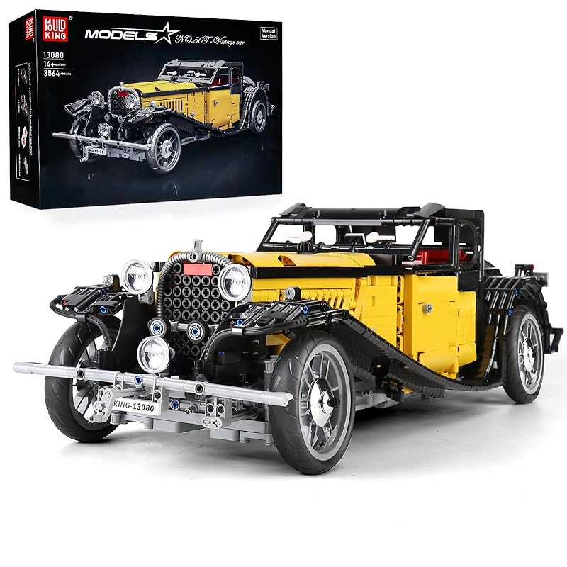 Mould King 13080 High Tech Retro Car T 50 конструктор, набор из 50 строительных блоков, набор игрушек-конструкторов для коллекционных моделей автомобилей MOC, обучающая игрушка для детей STEM
Mould King 13080 High Tech Retro Car T 50 конструктор, набор из 50 строительных блоков, набор игрушек-конструкторов для коллекционных моделей автомобилей MOC, обучающая игрушка для детей STEM