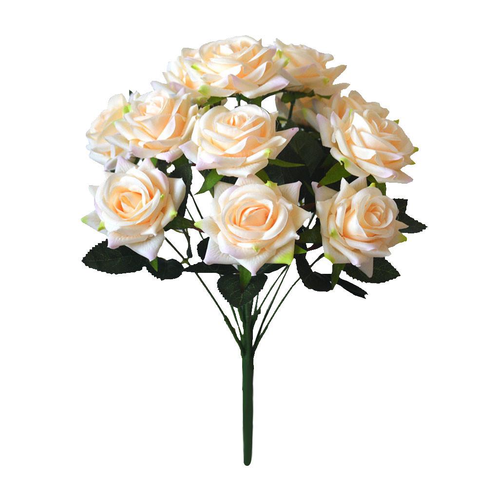 12 head Artificial Rose Bouquet Simulation Flower Wedding Party Decor Rose фиолетовый
12 head Artificial Rose Bouquet Simulation Flower Wedding Party Decor Rose фиолетовый